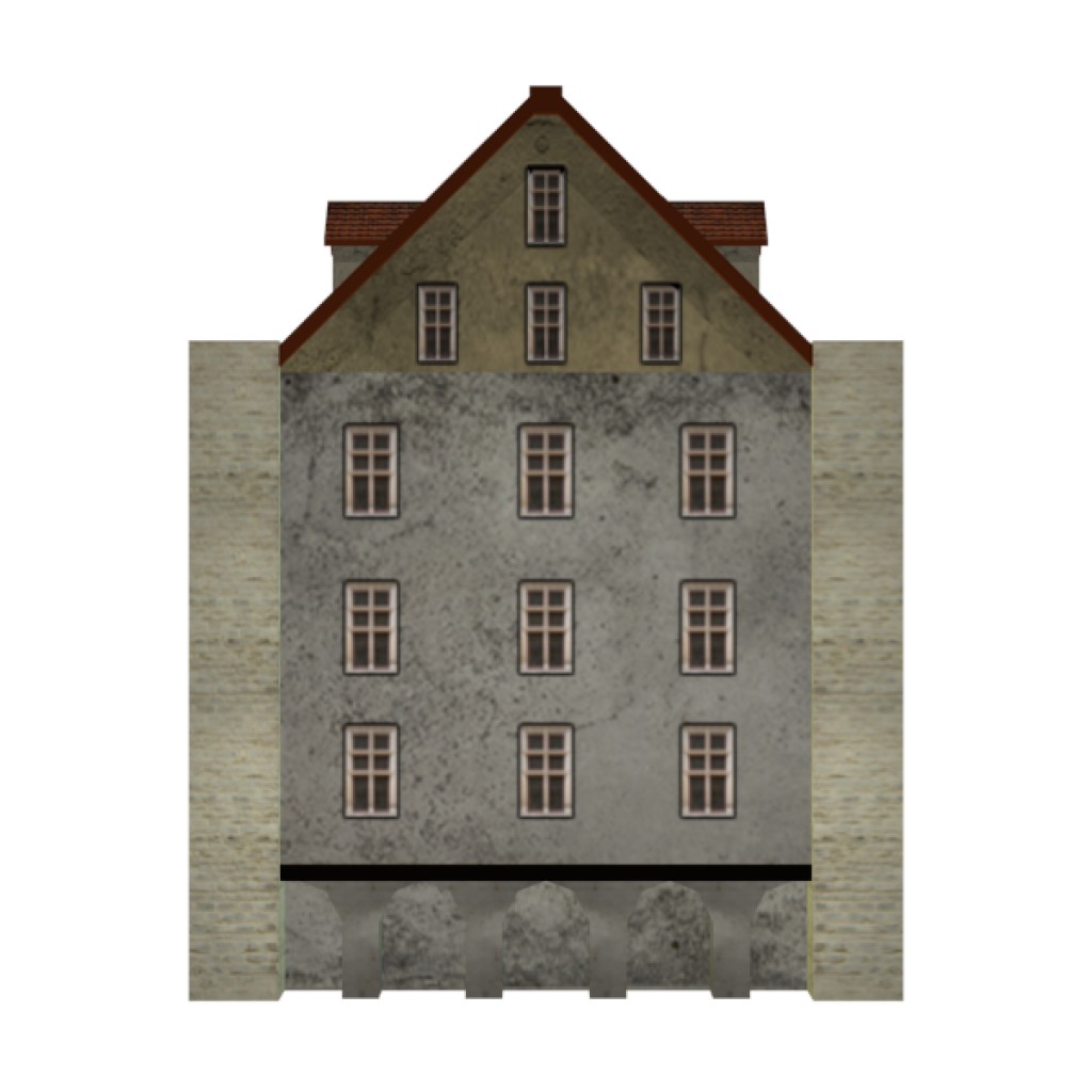 Low Poly Building #5 preview image 2